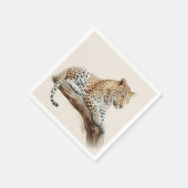 Serviette En Papier Leopard (Coin)