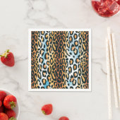 Serviette En Papier Leopard (En situation)