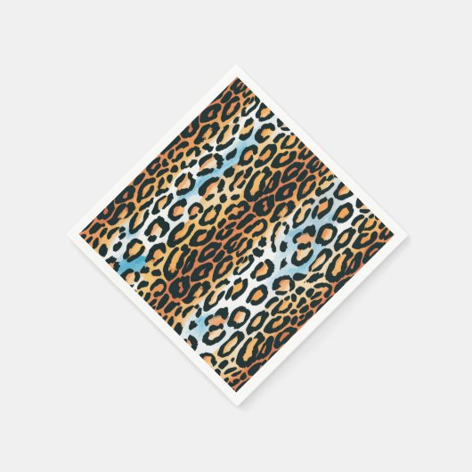 Serviette En Papier Leopard (Coin)
