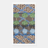 Serviette En Papier Leopard Bamboo Chinoiserie Ginger Jar (Devant)