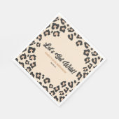 Serviette En Papier Leopard Cheetah Faisons le plein ! Fête d'annivers (Coin)