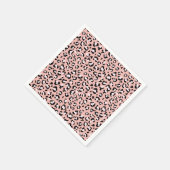 Serviette En Papier Léopard Print, Léopard Spots, Rose Léopard (Coin)