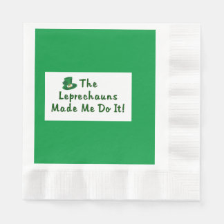 Serviette En Papier Leprechauns irlandais