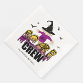 Serviette En Papier L'équipage de Scare Welcome Purple ID1002 (Coin)