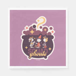 Serviette En Papier L'équipe Peanuts des goules Chaudron Halloween