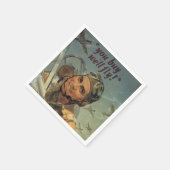 Serviette En Papier L'ère 2ème guerre mondiale (Coin)