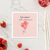 Serviette En Papier Les 90 ans de grand-mère (En situation)