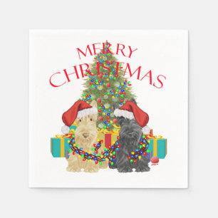 Serviette En Papier Les aides du Père Noël
