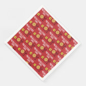 Serviette En Papier Les amateurs de fromage français (Coin)