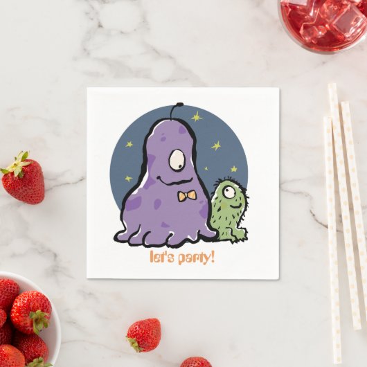 Serviette En Papier Les amis (En situation)