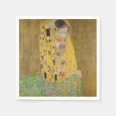 Serviette En Papier Les amoureux embrasser Embrace par Gustav Klimt (Devant)