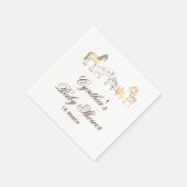 Serviette En Papier Les animaux de ferme Baby shower (Coin)