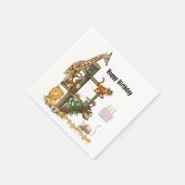 Serviette En Papier Les animaux sauvages Papier serviettes (Coin)