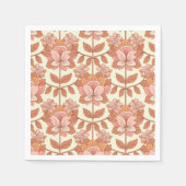 Serviette En Papier les années 70 Mariage rétro inspiré (Devant)