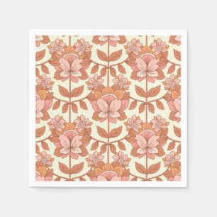 Serviette En Papier les années 70 Mariage rétro inspiré