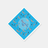 Serviette En Papier Les baleines (Coin)