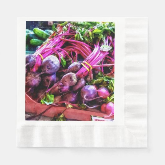 Serviette En Papier Les betteraves (Devant)