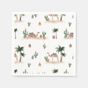 Serviette En Papier Les Chameaux