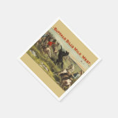 Serviette En Papier Les Chevaux de l'Ouest sauvage de Buffalo Bill (Coin)
