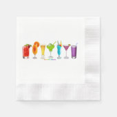 Serviette En Papier Les cocktails alcoolisés de SlipperyJoe pour la co (Devant)