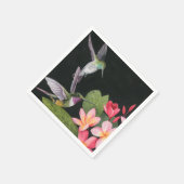 Serviette En Papier Les colibris de la Plumeria (Coin)