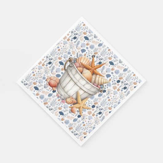 Serviette En Papier Les Coques Balnéaires (Coin)