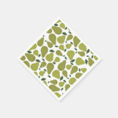 Serviette En Papier Les couples de poires chanceux (Coin)