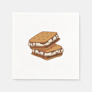 Serviette En Papier Les cousins ont SMore Fun Frère Soeur Famille Cade