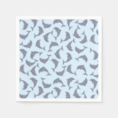 Serviette En Papier Les dauphins dans le Motif marin (Devant)