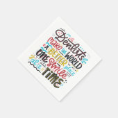 Serviette En Papier Les Dentistes Rendent Le Monde Meilleur (Coin)