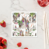 Serviette En Papier Les designers de mode (En situation)