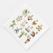 Serviette En Papier Les douze jours de Noël (Coin)