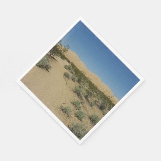 Serviette En Papier Les dunes de Kelso dans le parc national Mojave (Coin)