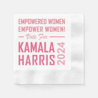 SERVIETTE EN PAPIER LES FEMMES AUTORISÉES À APPUYER LES FEMMES !