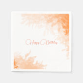 Serviette En Papier Les feuilles d'orange frais (Devant)