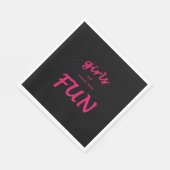 Serviette En Papier les filles veulent juste s'amuser (Coin)