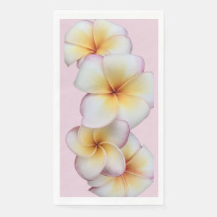 Serviette En Papier Les fleurs de la plumeria