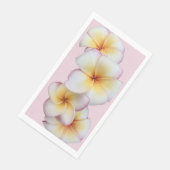 Serviette En Papier Les fleurs de la plumeria (Coin)