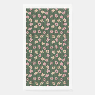 Serviette En Papier Les Fleurs Fleurissent Pour Leur Propre Joie