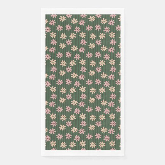 Serviette En Papier Les Fleurs Fleurissent Pour Leur Propre Joie (Devant)
