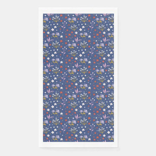 Serviette En Papier Les fleurs sont comme des amies (Devant)