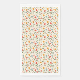 Serviette En Papier Les fleurs sont le langage le plus vrai de l'amour