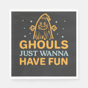 Serviette En Papier Les Gars Veux Juste S'Amuser ! Halloween