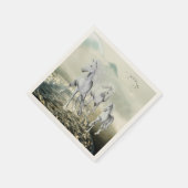 Serviette En Papier Les Horses de la plage (Coin)