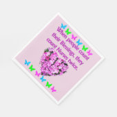 SERVIETTE EN PAPIER LES INFIRMIÈRES SONT APPRÉCIÉES (Coin)