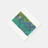 Serviette En Papier Les Iris de Vincent van Gogh (Coin)