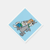 Serviette En Papier Les Jetsons | George & Astro Buddies (Coin)