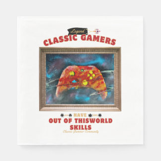 Serviette En Papier Les joueurs classiques ont un espace pervers