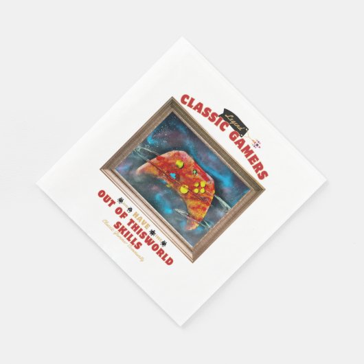 Serviette En Papier Les joueurs classiques ont un espace pervers (Coin)