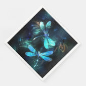 Serviette En Papier Les libellules du lac (Coin)